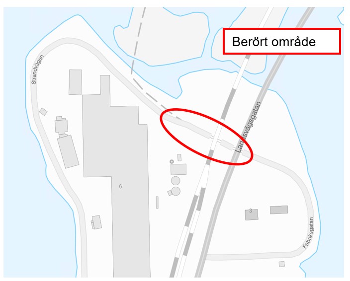 Karta över Fabriken i Sparreholm.