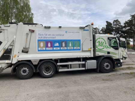 Hämtningsbil för hushållsavfall