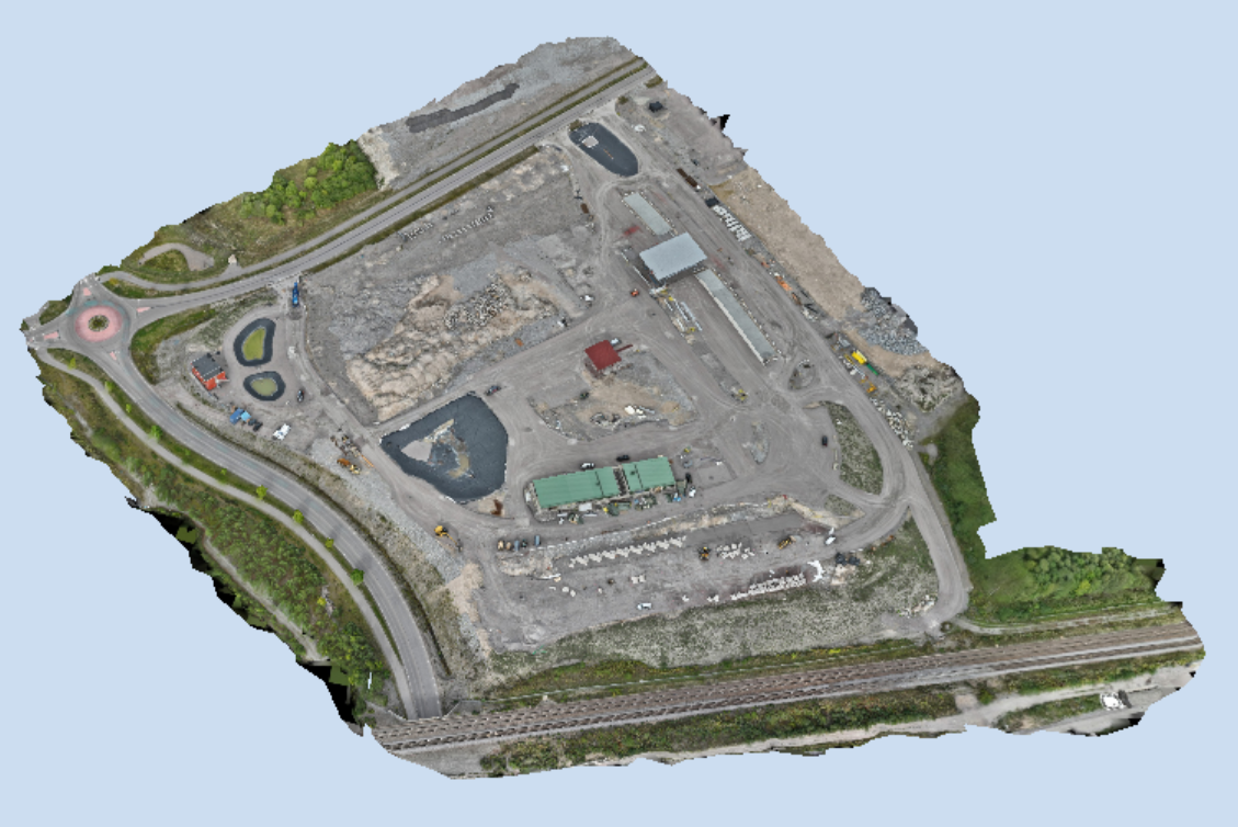 översikt av arbetsområdet för återbruket, 16 september 2026.